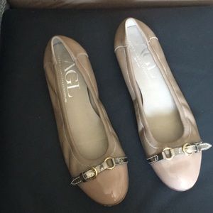 AGL capped ballet flats